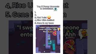 Top 5 Funny Moments in Brawlstars 😂👍 brawlstars brawstarsmemes brawlstarsyoutube [upl. by Htessil]