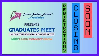 DSF Foundation  Graduates Meet  Invitation [upl. by Yokum857]