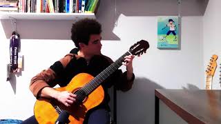 Etude in E minor  Tarrega [upl. by Bruner593]