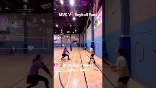 MVC Girls Volleyball Teamwork 🏐 volleyball volley sport reels viral viralreels girl [upl. by Halimak]