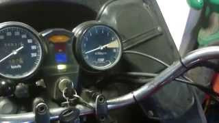 Start Honda GL1000 K2 na startmotor revisie [upl. by Luing]