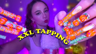 20 min ASMR Tingles ✨✨ XXL nail tapping ✨✨ [upl. by Meeker14]