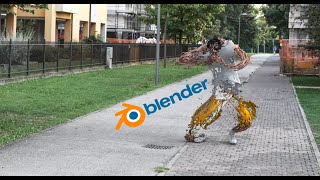 Self disintegration effect  Blender VFX [upl. by Anerhs]