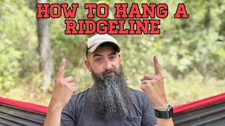 How To Hang A Ridge Line [upl. by Calla]