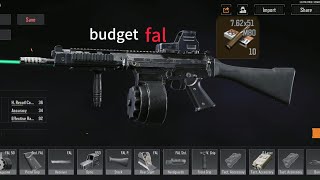 budget fal vs Amory  test video  Arena breakout [upl. by Alysoun]