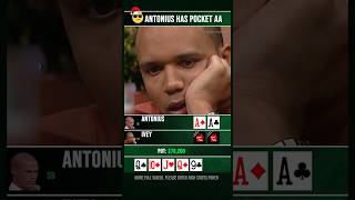 Antonius has Pocket Aces poker [upl. by Gereron]