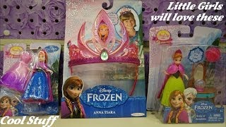 Checking out some Disney FROZEN Toys amp Accessories for Girls [upl. by Drahsar]