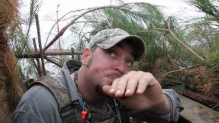 Louisiana Duck Hunting At Catahoula Lake  Honey Brake  Josh Dahlke [upl. by Aroved]