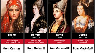 Timeline of Mothers of the Ottoman Sultans [upl. by Ellenid]