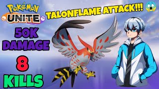 THE BEST BIRD TALONFLAME  POKEMON UNITE GAMEPLAY 13 [upl. by Frick]