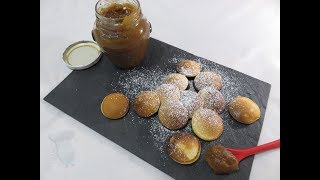 Recette de poffertjes au beurre de pommes [upl. by Limbert]