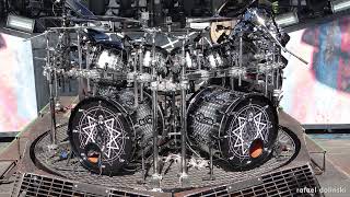 Joey Jordisons Drum Kit Photos  São Paulo 2013  Slipknot [upl. by Sully]