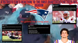 A Patriots Fans Reaction to the First Quarter of the 2024 NFL Season [upl. by Isej]