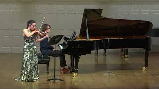 Arseniy Gusev Crossroads 2023 for violin and piano performed by Emma Meinrenken [upl. by Ros644]