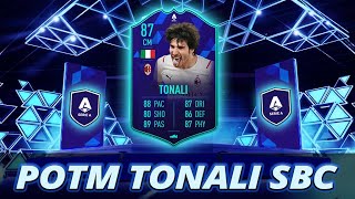 POTM TONALI SBC FIFA 22 CHEAPEST SOLUTION  NO LOYALTY [upl. by Truda]