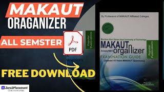 MAKAUT Organizer Review  full Details  Free full book pdf  WBJEE Colleges [upl. by Urita506]