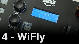 ADJ WiFly NE1 Tutorial 4  WiFly Setup [upl. by Imuy452]