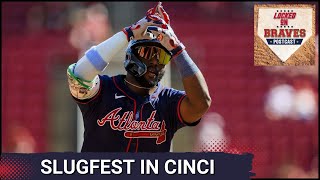 Locked On Braves POSTCAST Offense erupts as Atlanta Braves blow out Cincinnati Reds 153 [upl. by Damha773]