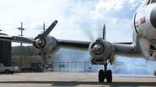 National Airline History Museums Connie Does Run Up and Taxi Test [upl. by Ajar]