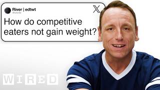 Joey Chestnut Answers Competitive Eating Questions From Twitter  Tech Support  WIRED [upl. by Dewain]