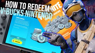 How to Redeem a Fortnite VBucks Gift Card on Nintendo Switch  Nintendo Switch Fortnite [upl. by Lered]