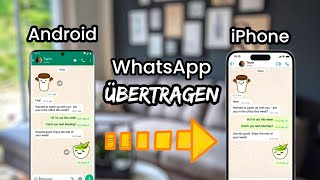 WhatsApp von Android auf iPhone übertragen OHNE ZurücksetzenGoogle Drive Backup auf iPhone  2024 [upl. by Nimrac]