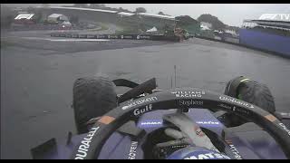 Albon Crash  Qualifications  Brazil  2024 [upl. by Rhodie859]