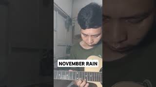 guitarcover G n R  november rain lead guitar [upl. by Sadoc]