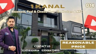 One Kanal House  Basement Pool amp Cinema  Near Tim Hortons amp KFC [upl. by Ahsael]