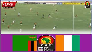 🟥Live Match Zambia vs Ivory Coast  Full Stream Africa Cup of NationsAfcon Qualifiers2024 [upl. by Esorlatsyrc447]