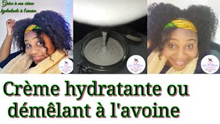 81Comment faire une crème hydratante à lavoine Démêlantlait hydratant fait maison Krèm demelan [upl. by Jaclyn798]