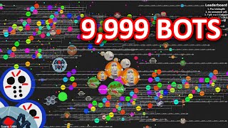 9999 Agario BOTS 70k Mass Agario HIGH SCORE  Livestream Highlights [upl. by Kimberlyn]