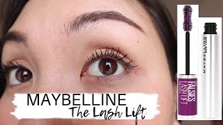 Maybelline FALSIES LASH LIFT Mascara REVIEW amp WEAR TEST Is it good Nessa Alvaro [upl. by Avehstab]