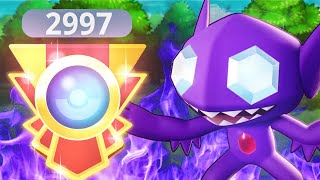 2997 WITH STRONG SABLEYE TEAM IN GREAT LEAGUE POKEMON GO BATTLE LEAGUE [upl. by Dun10]