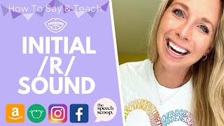 HOW TO SAY THE quotRquot SPEECH SOUND At Home Speech Therapy for quotRquot Sound  When R Sounds like W [upl. by Atteloc47]