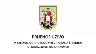 9 sjednica Gradskog vijeća Grada Šibenika [upl. by Nemrak276]