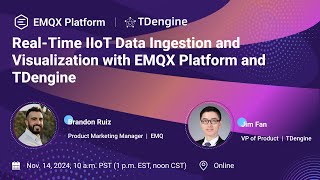 RealTime IIoT Data Ingestion and Visualization with EMQX Platform and TDengine [upl. by Eyot]