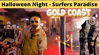 Halloween Spooky Walk Tour 🎃 Surfers Paradise  Gold Coast Australia 🇦🇺 [upl. by Arimihc149]