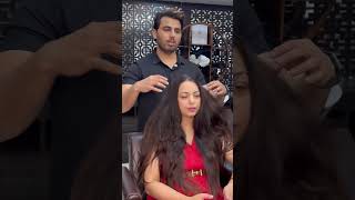 Ash gold hair color transformation by sahilalihairartist hairdye hairartistrybysahil [upl. by Moishe508]