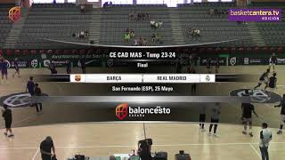 RESUMEN Final U16M FC BARCELONA vs REAL MADRID Final Cpto España Cadete 2024 [upl. by Issiah]