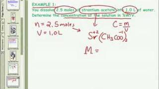 Concentrations Calculations 3  weightvolume [upl. by Fritz]