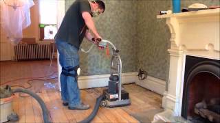 Refinishing 100 Year Old Wood Floor [upl. by Christi]