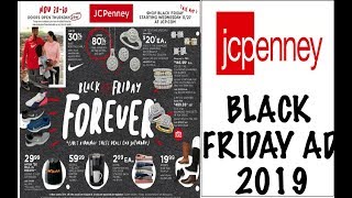 JCPENNEY Black Friday Ad 2019INSANE DOORBUSTER DEALS [upl. by Aihtak]