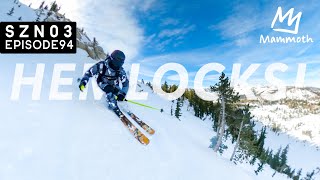 skiing the HEMLOCKS at MAMMOTH MOUNTAIN [upl. by Zedecrem915]