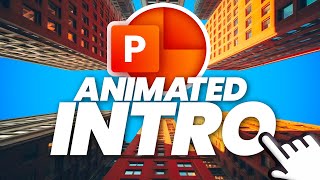 ANIMATED PowerPoint Intro Slide ✨ Easy amp Impressive [upl. by Ttihw853]