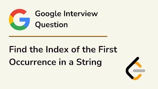 Find the Index of the First Occurrence in a String  LeetCode 28 Solution  C [upl. by Dibri489]