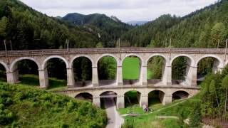 Kalte Rinne Viadukt Semmering Railway Austria [upl. by Yorke429]