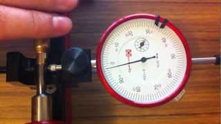 Hornady LockNLoad Concentricity Gauge correcting bullet runout [upl. by Lucey365]