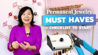 3 What do I need to START a permanent jewelry business Checklist Free Permanent Jewelry Training [upl. by Nobel121]