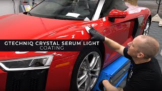 Audi R8 Correction Series E6  Coating w Gtechniq Crystal Serum Light [upl. by Atiuqahs]